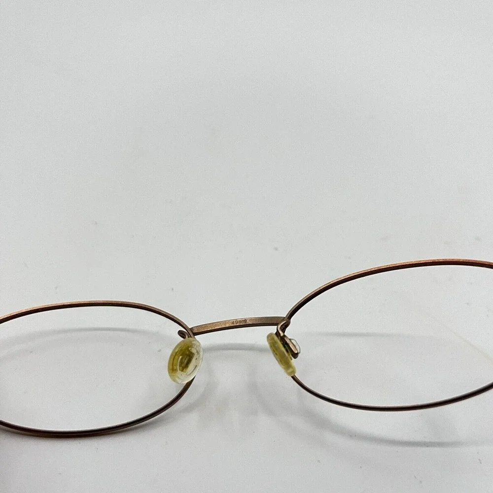 FENDI FENDISSIME‎ Rare Gold Metal glasses F123 COL 884 49/19-140 mm H7263